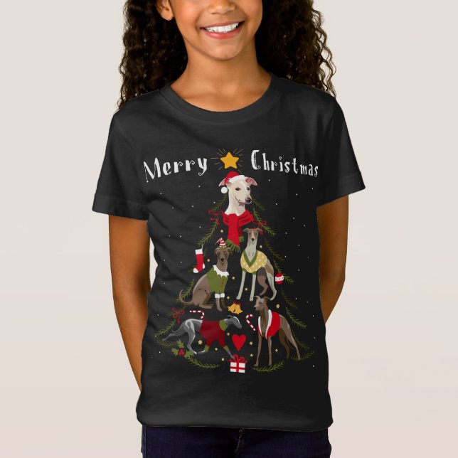 Camiseta Proprietário do Cachorro do Whippet Lover da Árvor (Frente)