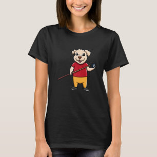 Camiseta Proprietário do Cão Billiard Ball Snooker Piscina