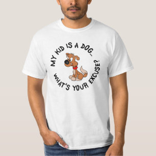Camiseta Proprietário do cão de Childfree contra pais com