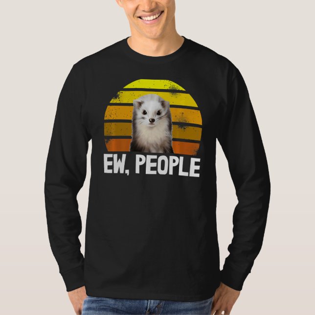 Camiseta Proprietário Do Ferret Animal Weasel Em Pessoas Sa (Frente)
