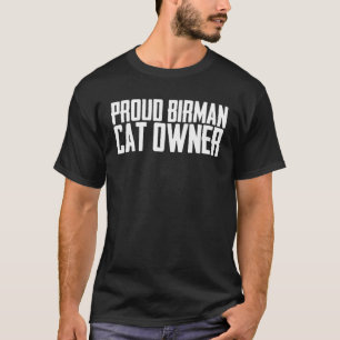 Camiseta Proprietário do gato-do-pássaro