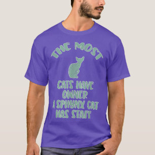 Camiseta Proprietário do Gato Sphyn