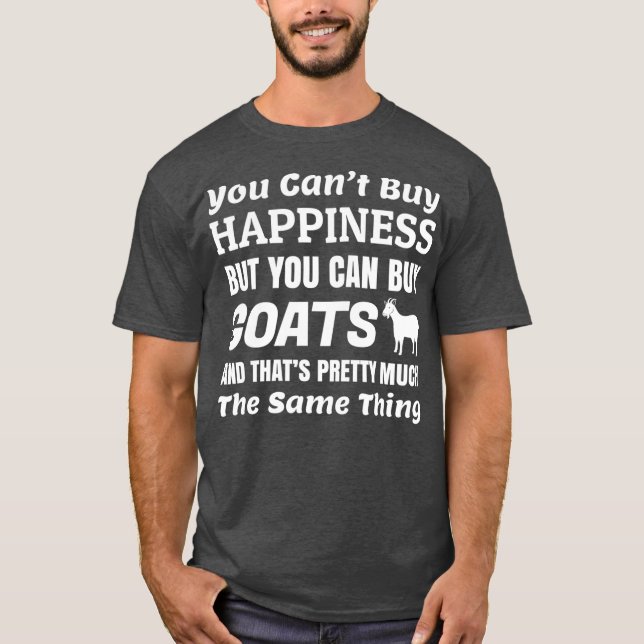 Camiseta Proprietário do Goat Gift Goat Engraçado (Frente)