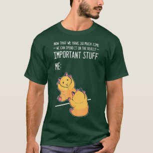Camiseta Proprietário do Hamster Engraçado do Mirror