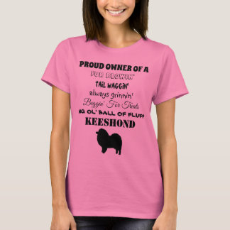 CAMISETA PROPRIETÁRIO DO KEESHOND