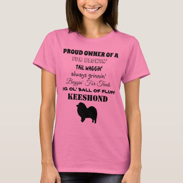 CAMISETA PROPRIETÁRIO DO KEESHOND (Frente)