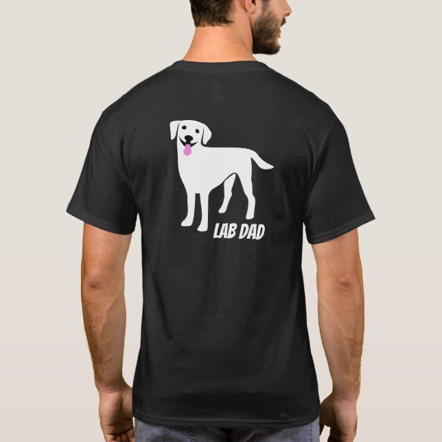 Camiseta Proprietário do Pai de laboratório Labrador Retrie (Verso)