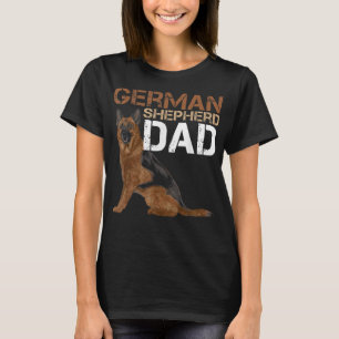 Camiseta Proprietário do Pai do german shepherd Shepard Dog