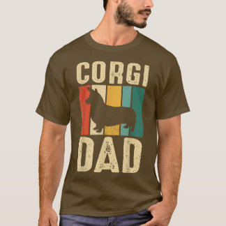 Camiseta Proprietário do Pai Pet Lover Welsh Corgi Fa