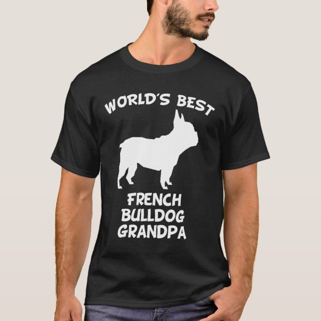 Camiseta Proprietário do vovô do Bulldog Francês (Frente)