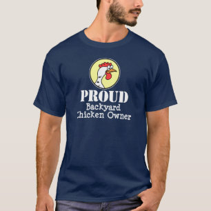 Camiseta Proprietário orgulhoso da galinha do quintal (na