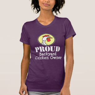 Camiseta Proprietário orgulhoso da galinha do quintal (na