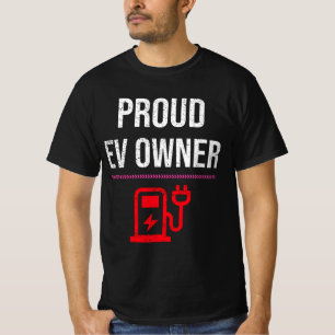 Camiseta Proprietário orgulhoso do veículo elétrico EV