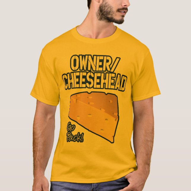 Camiseta Proprietário/t-shirt de Cheesehead (Frente)
