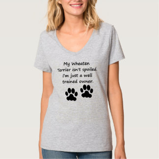 Camiseta Proprietário Wheaten bem treinado de Terrier