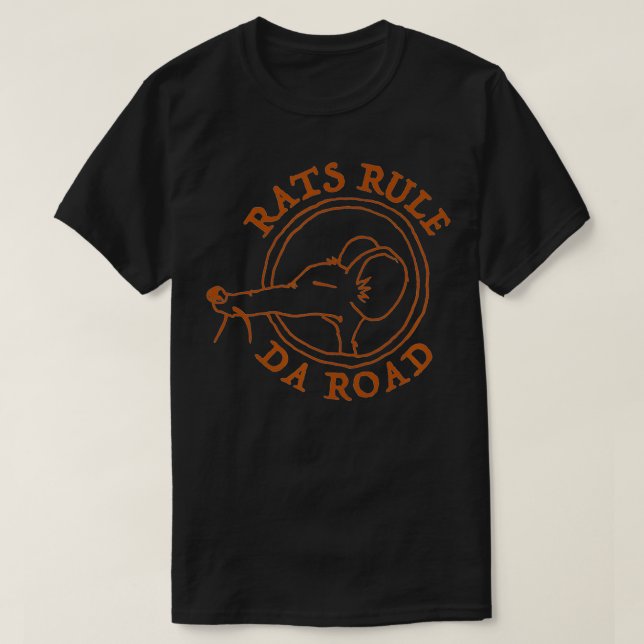 Camiseta Proprietários do Hotrod Rat Rat Rod, Diversão, Org (Frente do Design)