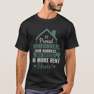 Camiseta Proprietários Orgulhosos - O Nosso Alojamento Sem