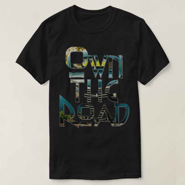 Camiseta Próprio da estrada (Frente do Design)