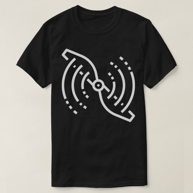 Camiseta Propulsor do avião Leve Prop Branco (Frente do Design)