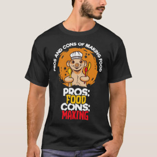 Camiseta Prós E Outros Elementos Da Comida 1 Do Fazer