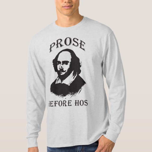 Camiseta Prosa antes de Hos - Shakespeare (Frente)