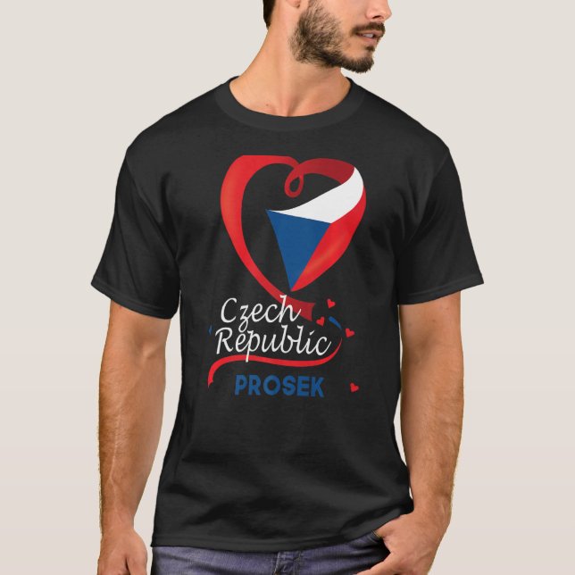 Camiseta Prosek República Checa, Bandeira do Coração, Casac (Frente)