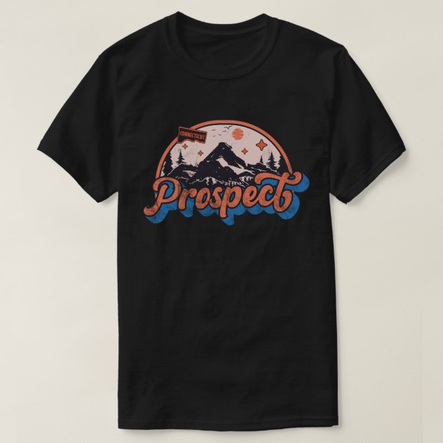 Camiseta Prospect, Connecticut (Frente do Design)