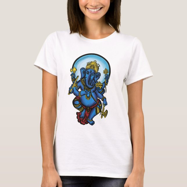 Camiseta Prosperidade de Ganesh (Frente)