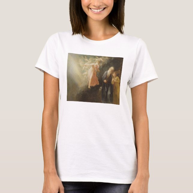 Camiseta Prospero, Miranda e Ariel, de "O Tempest", c (Frente)