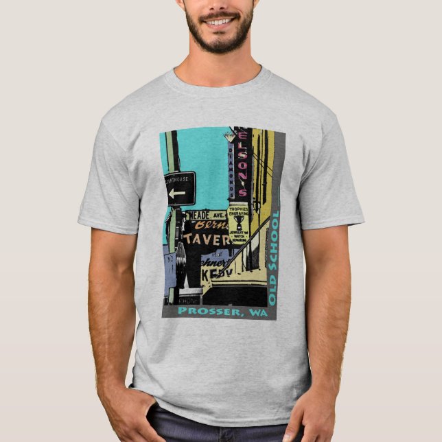 Camiseta Prosser, velha escola de WA (Frente)