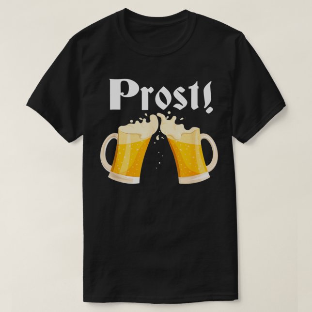 Camiseta Prost Beer American Flag Funny Oktoberfest (Frente do Design)
