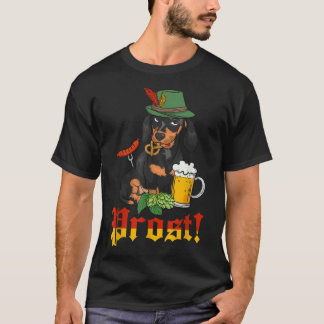 Camiseta Prost German Oktoberfest Weiner Dog Dachshund Okto