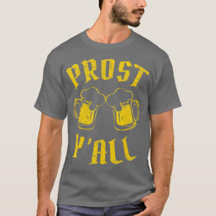 Camiseta Prost T Shirt YA All German Oktoberfest Beer Drink