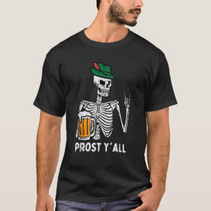 Camiseta Prost Y Todos Esqueleto Rocker Rock Bávaro
