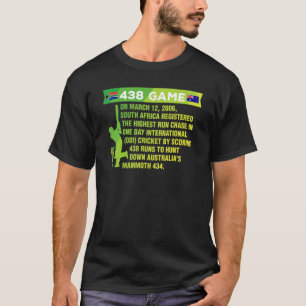 Camiseta Protea de Críquete 438 da África do Sul Nostalgia