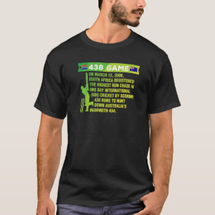Camiseta Protea de Críquete 438 da África do Sul Nostalgia