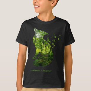 Camiseta Proteção Ambiental Conservação da Natureza Raposa