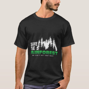 Camiseta Proteção Ambiental Da Floresta Tropical