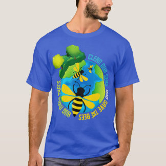 Camiseta Proteção Ambiental Das Abelhas Dia C