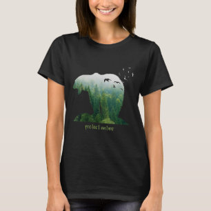 Camiseta Proteção ambiental das mulheres