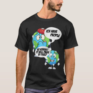 Camiseta Proteção Ambiental Doenças Pessoas Terra