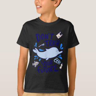 Camiseta Proteção Ambiental Dolphin Seas Mudanças Climática