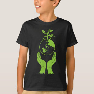 Camiseta Proteção ambiental Terra verde