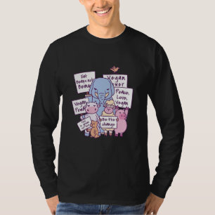 Camiseta Proteção Animal Direitos Animais Veganos