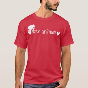 Camiseta Proteção animal proteção salvar animais animal e