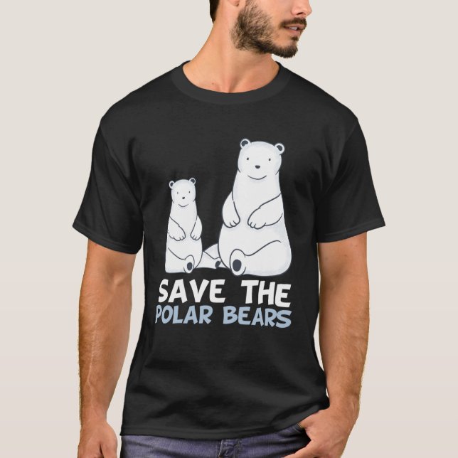 Camiseta Proteção climática dos Ursos Polares (Frente)