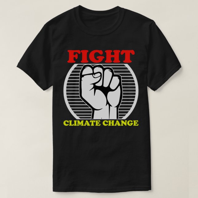 Camiseta Proteção climática O ambiente contribui para o aqu (Frente do Design)
