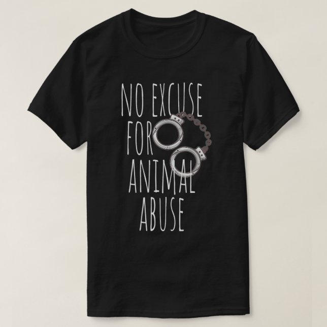 Camiseta Proteção Contra O Bem-Estar Dos Animais (Frente do Design)