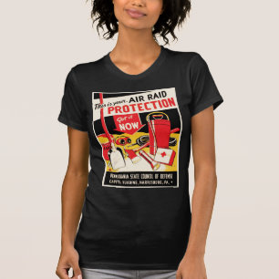 Camiseta Proteção contra Raid Aéreo