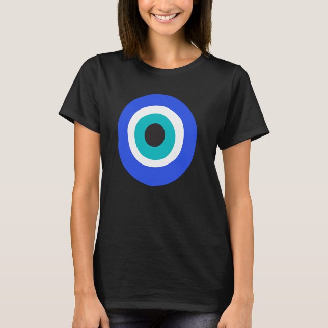 Camiseta Proteção da Maldição dos Olhos do Mau Nazar Grego  (Frente)